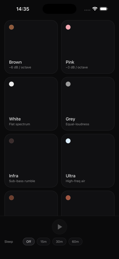 Noize on iPhone